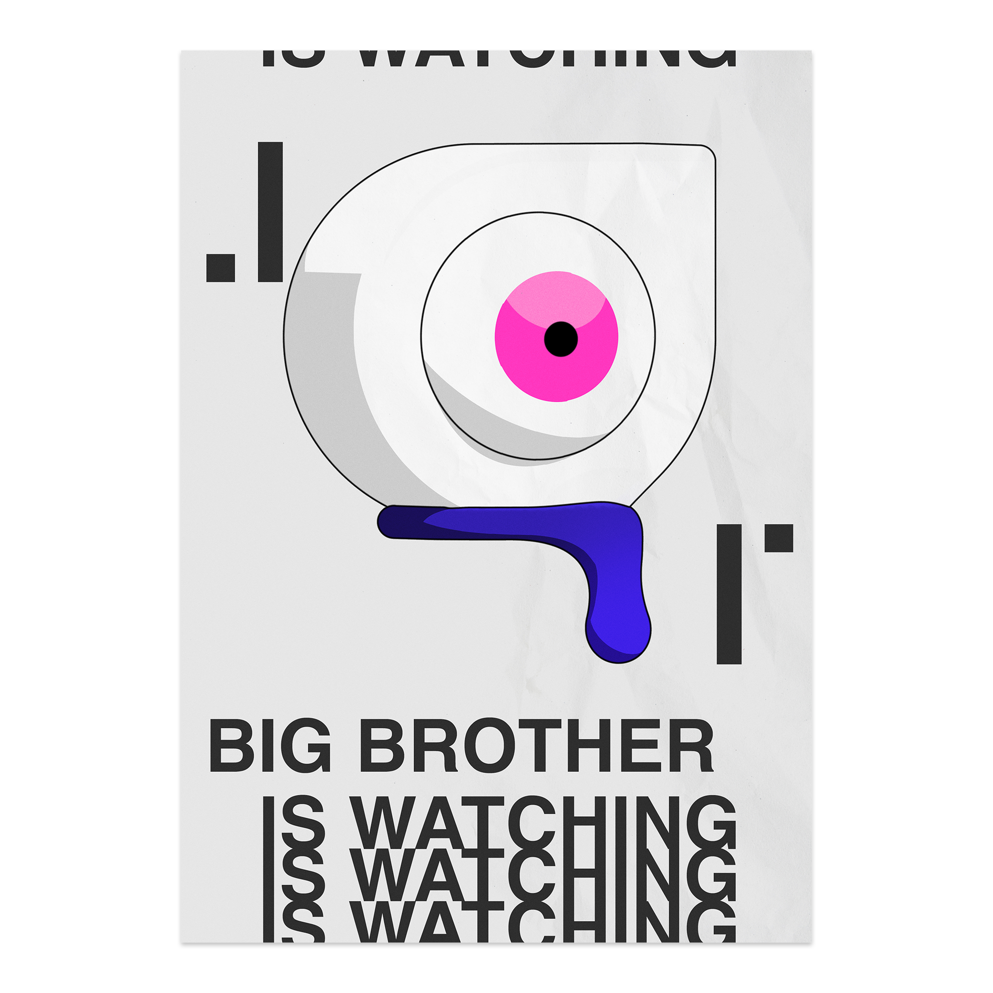 BIG BROTHER WATCHING POSTER