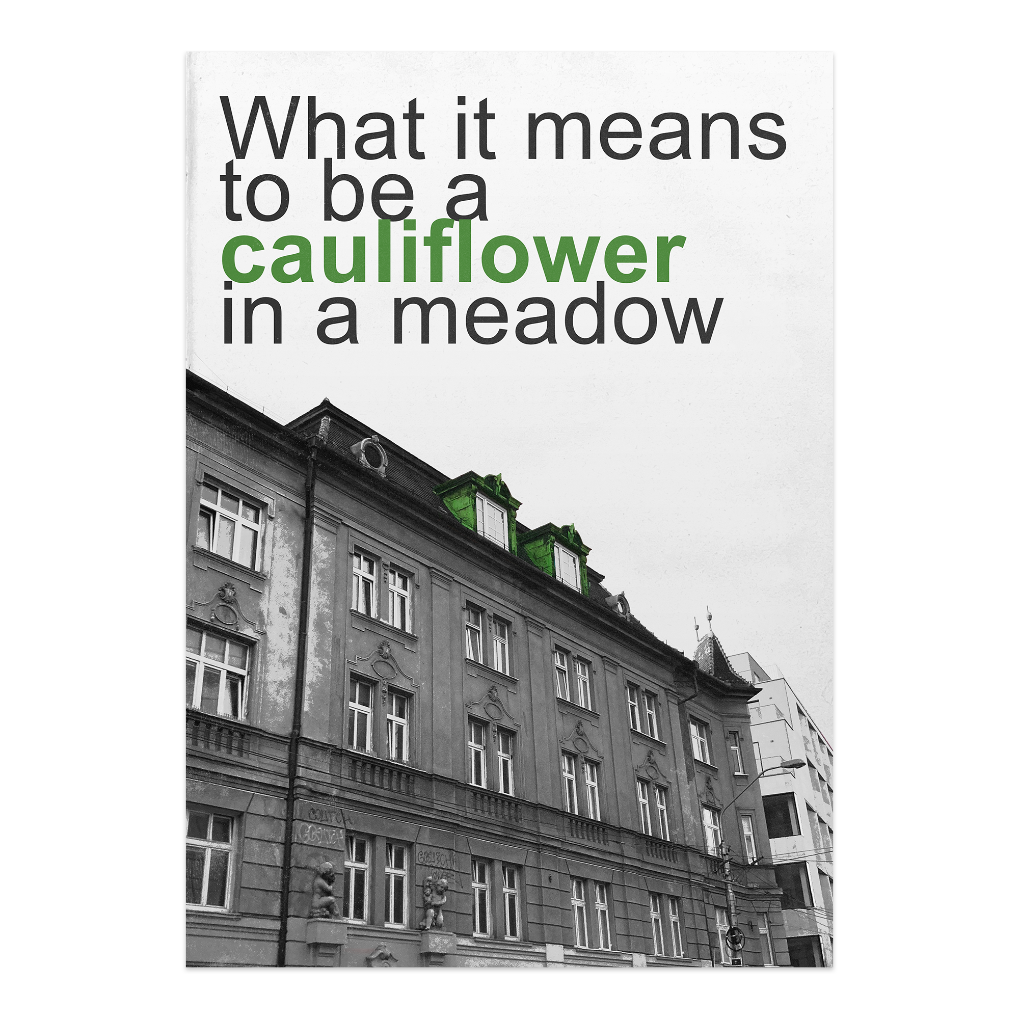 CAULIFLOWER IN A MEADOW POSTER