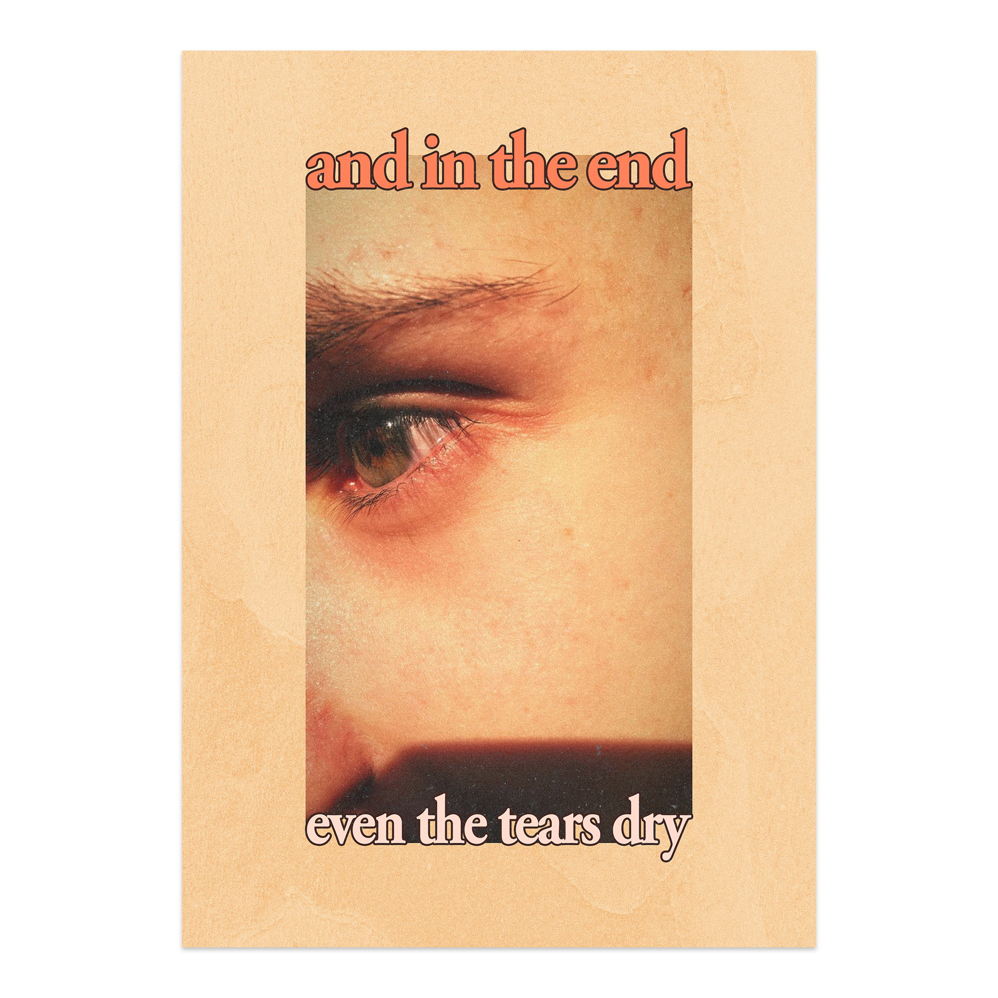 AND IN THE END POSTER