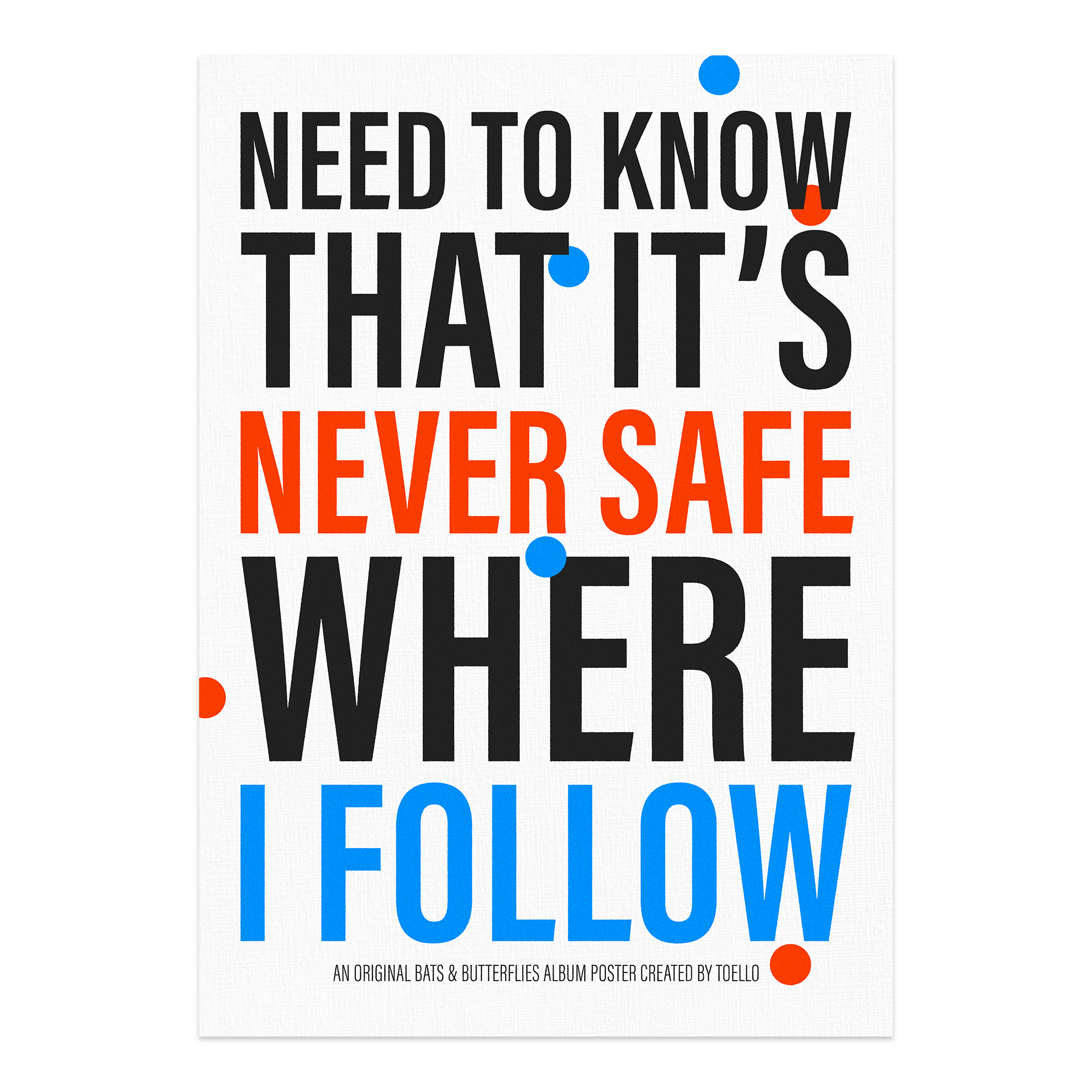 WHERE I FOLLOW POSTER